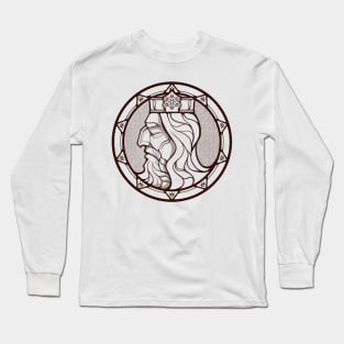 Sephiroth Lines - 1 - Keter Long Sleeve T-Shirt